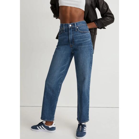 Madewell The Perfect Vintage Straight Jean Size 26 in Mayfield Wash - Picture 2 of 14
